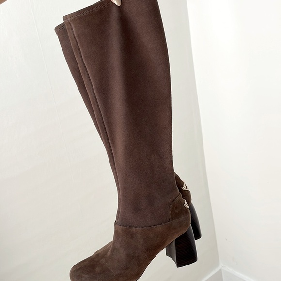 BRAND NEW Tory Burch block heel knee high boots 8 US - Picture 6 of 6